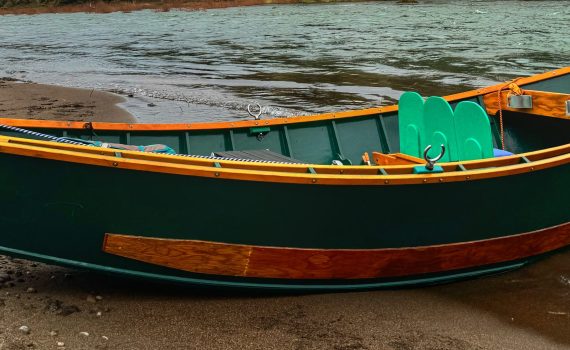 drift boat on the North Umpqua River